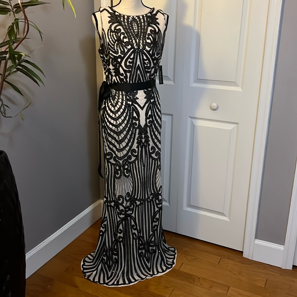 R&M Richard’s floor length dress